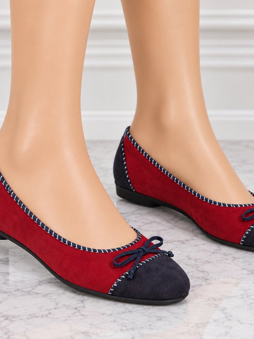Rialto Women’s Red & Dark Gray Loafers – Size 8.5 – Gently Worn